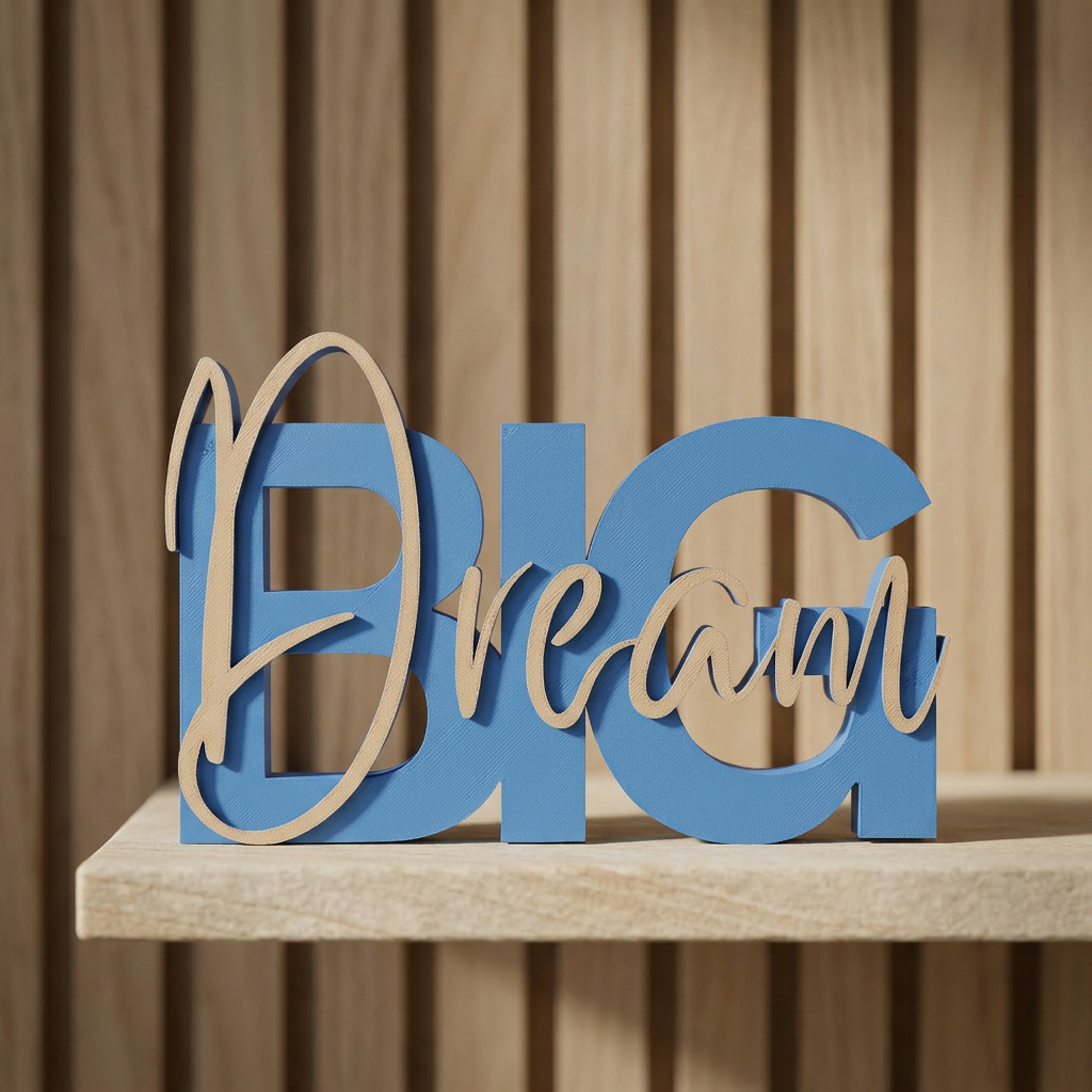 BIG Dream – Inspirierender Deko-Schriftzug für große Ziele