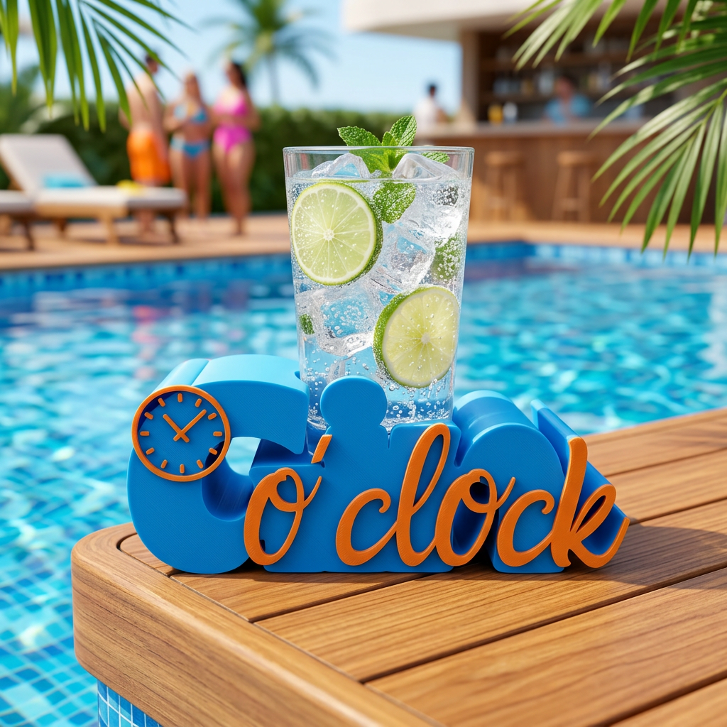 Gin o’clock Getränkehalter – stylische Geschenkidee für Genießer