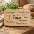 Frühstücksbrettchen „Papa“ – Ratgeber, Beschützer & bester Freund