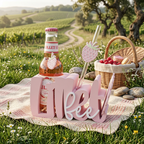 Lillet Getränkehalter Set – stilvoll in Rosa