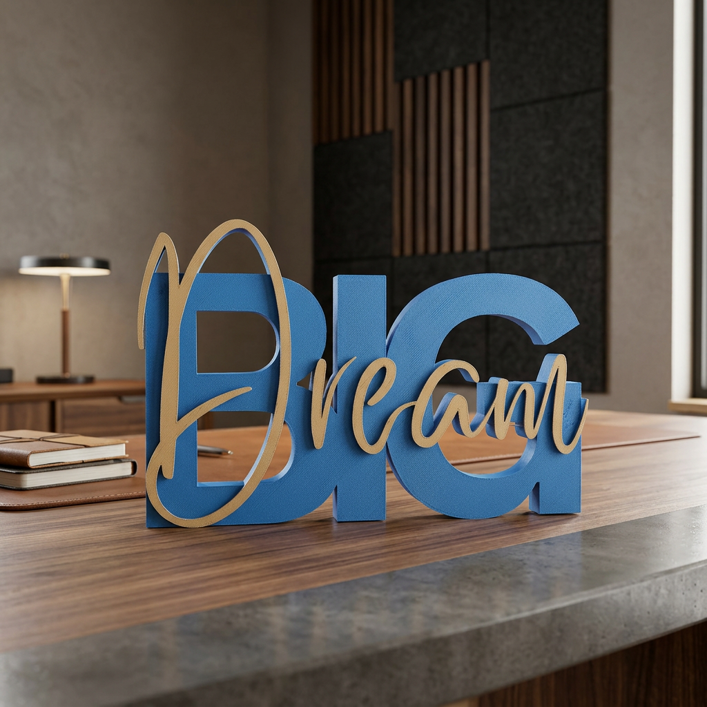BIG Dream – Inspirierender Deko-Schriftzug für große Ziele