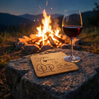 Camper mit Herz - Kork-Untersetzer – natürlich & stilvoll