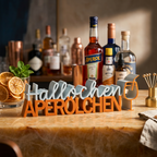 Hallöchen Aperölchen – Humorvoller Deko-Schriftzug für Aperol-Fans