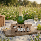 „Sekt Dusche“ Getränkehalter Set – prickelnde Überraschung für besondere Momente