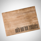 Frühstücksbrettchen „Hier bin ich zuhause – Wunschort“