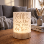 Windlicht „Mama - Danke, dass du immer für mich da bist“ – Liebevolles Geschenk