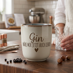 Keramikbecher „Gin wäre mir jetzt auch lieber“ – stilvoller Genussmoment