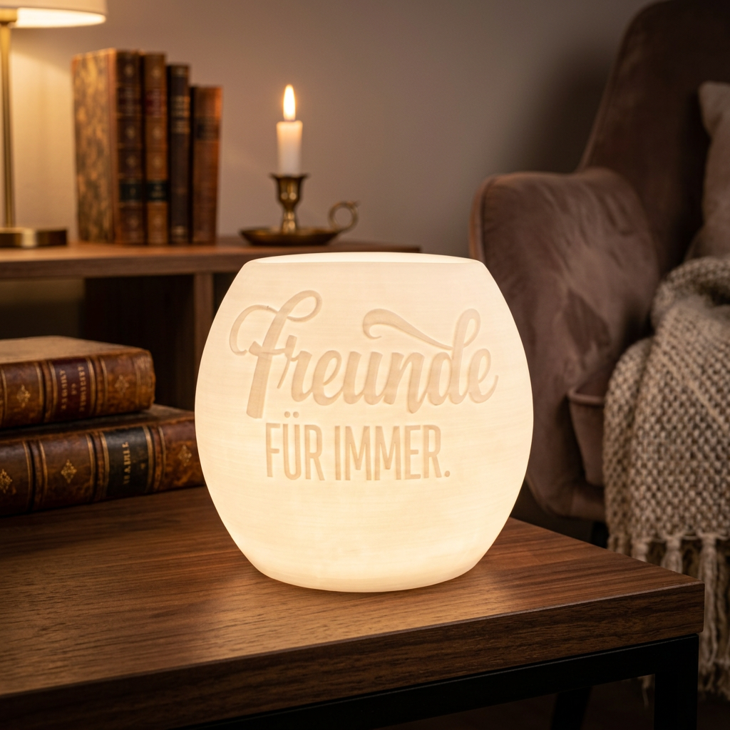 Windlicht „Freunde für immer“ – Ein Zeichen echter Verbundenheit