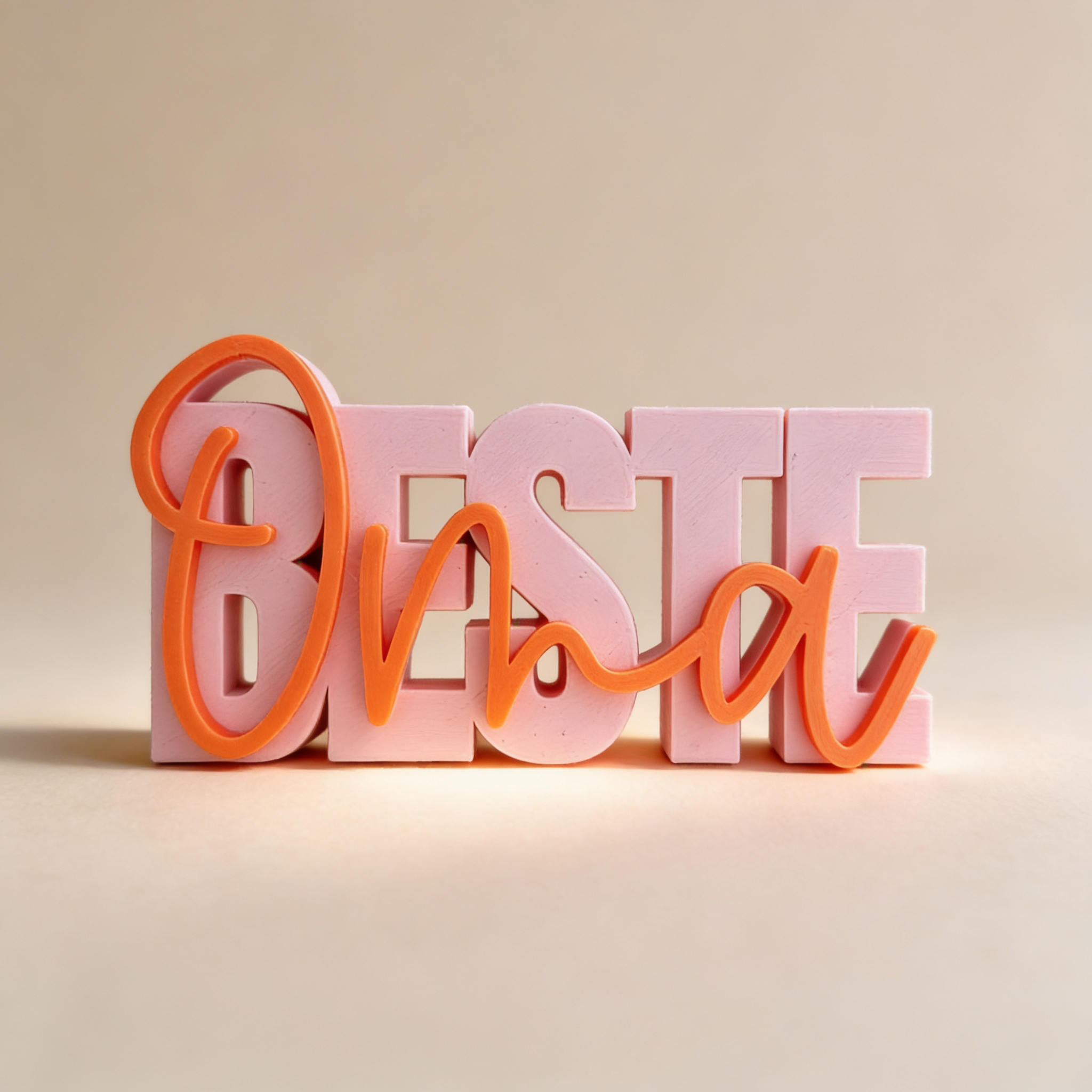 Deko-Schriftzug „Beste Oma“ – liebevolles Geschenk