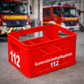Kameradschaftspflegekiste 112 – Getränkekasten im Feuerwehr-Stil