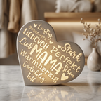 Mama Windlicht Herz – Liebevolles Geschenk mit stimmungsvollem Licht