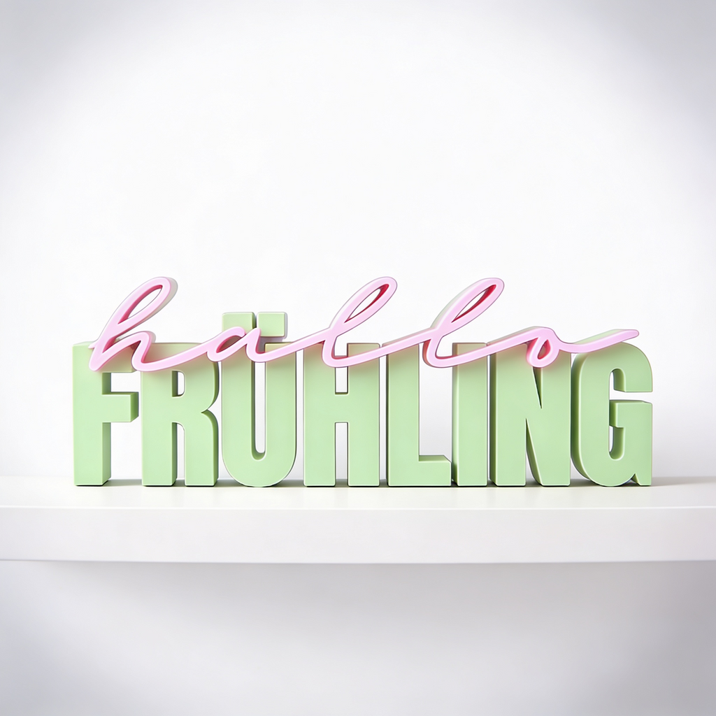 Hallo Frühling – liebevolle 3D-Deko für dein Zuhause