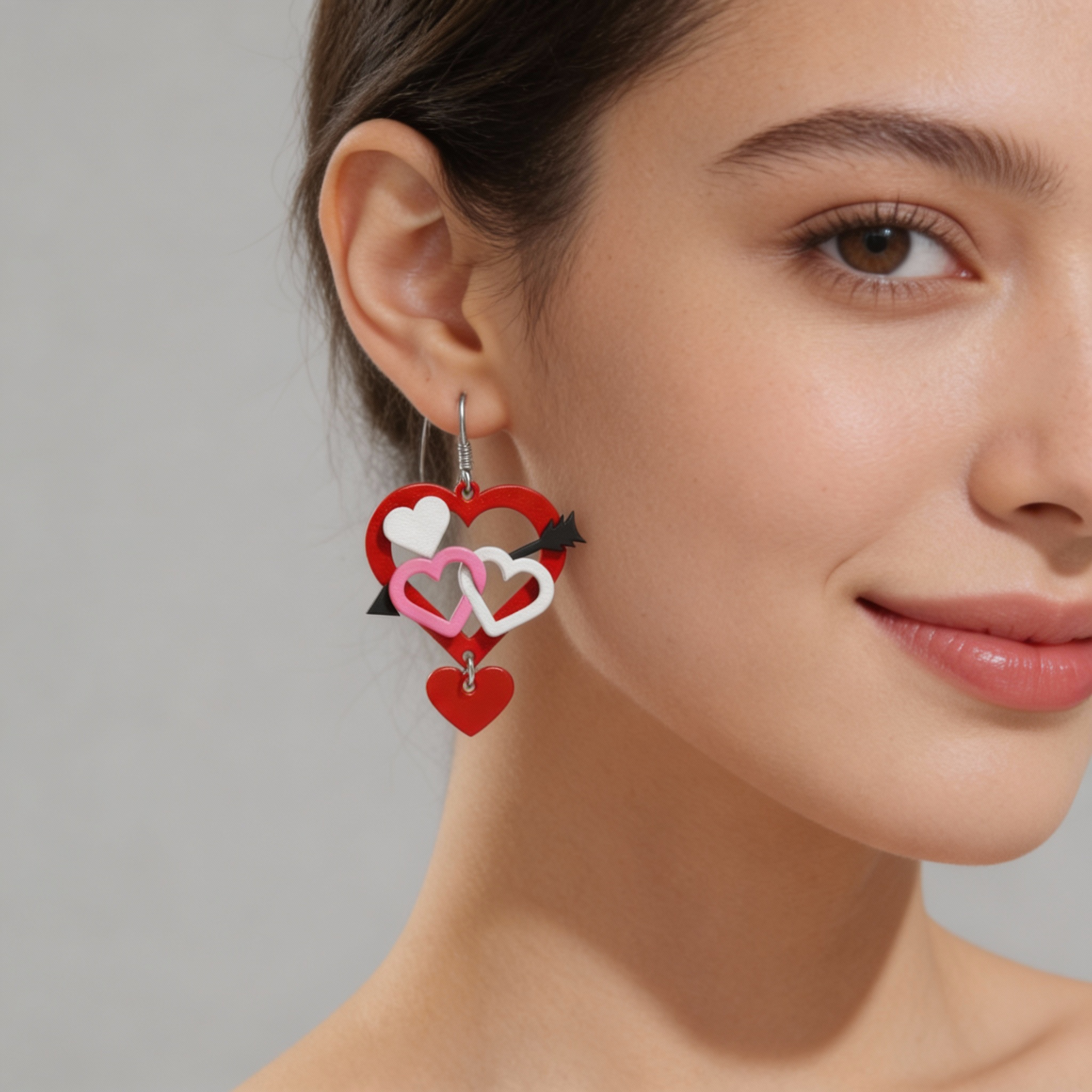 Love Arrow Herz-Ohrringe – Verspieltes Design voller Gefühl
