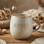Statement-Tasse „ABCDEFUCKYOU“ – freche Keramiktasse mit Mittelfinger für alle, die Klartext lieben