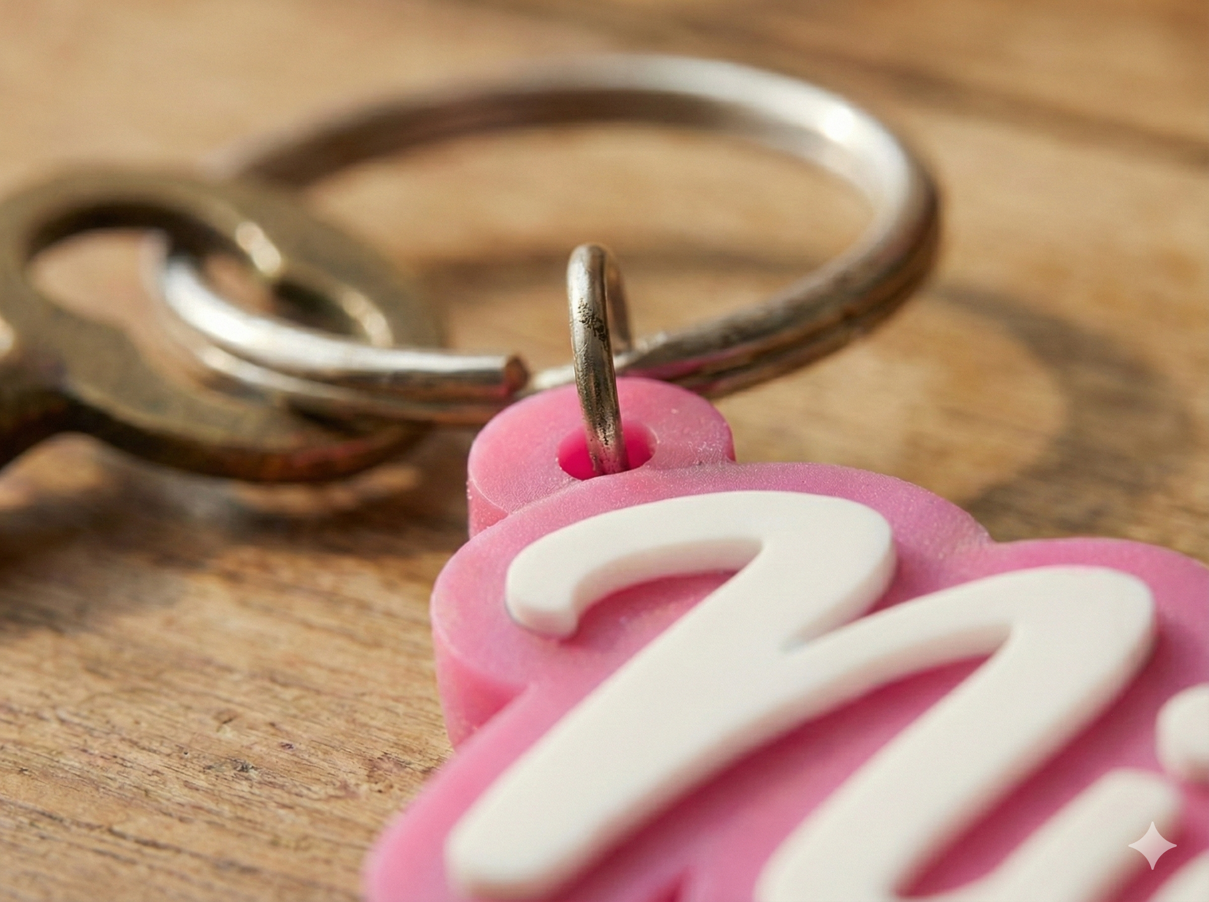 Personalisierter 3D-Namens-Schlüsselanhänger - Verschiedene Farben