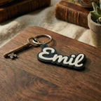 Personalisierter 3D-Namens-Schlüsselanhänger - Verschiedene Farben