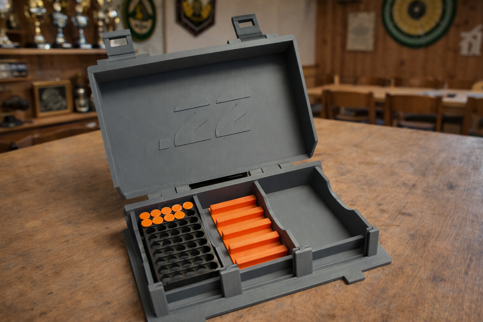 Aufbewahrungsbox für Kleinkaliber-Munition „Precision Case“