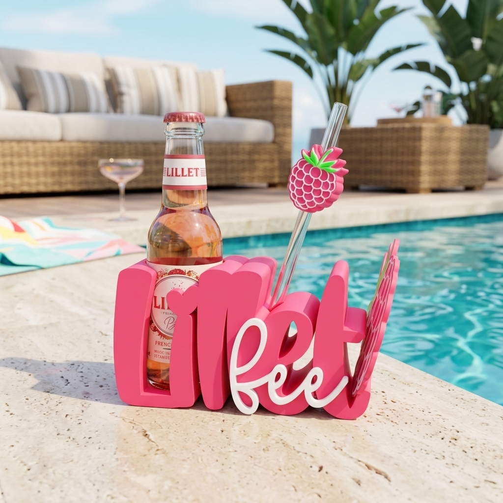 Lillet Getränkehalter Set – sommerliches Highlight für Pool & Garten