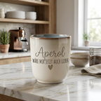 Keramikbecher „Aperol wäre mir jetzt auch lieber“ – stilvoller Alltagsbegleiter