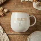 Statement-Tasse „ABCDEFUCKYOU“ – freche Keramiktasse mit Mittelfinger für alle, die Klartext lieben