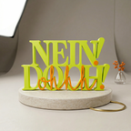 NEIN DOCH OH! – Dekoschriftzug aus 3D-Druck