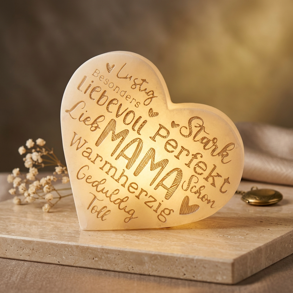 Mama Windlicht Herz – Liebevolles Geschenk mit stimmungsvollem Licht