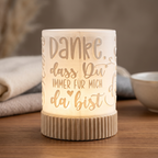 Windlicht „Mama - Danke, dass du immer für mich da bist“ – Liebevolles Geschenk