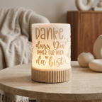 Windlicht „Mama - Danke, dass du immer für mich da bist“ – Liebevolles Geschenk