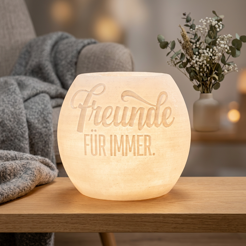 Windlicht „Freunde für immer“ – Ein Zeichen echter Verbundenheit