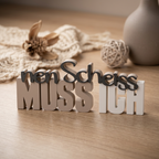 „Nen Scheiß muss ich“ – Humorvolle Deko mit Statement