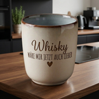 Keramikbecher „Whisky wäre mir jetzt auch lieber“ – stilvoll & ausdrucksstark