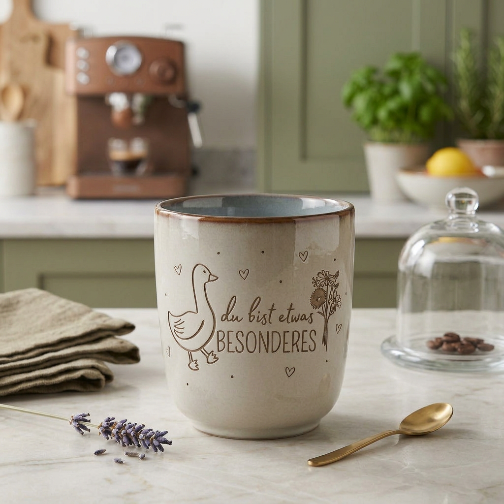 Keramikbecher „Du bist etwas Besonderes“ – liebevolles Geschenk