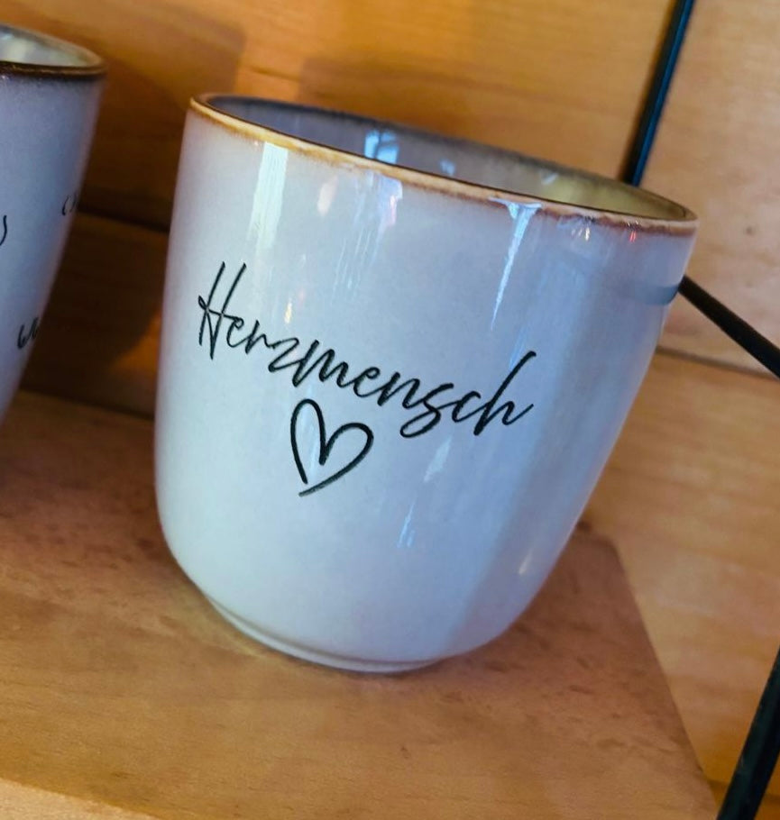 Becher „Herzmensch“