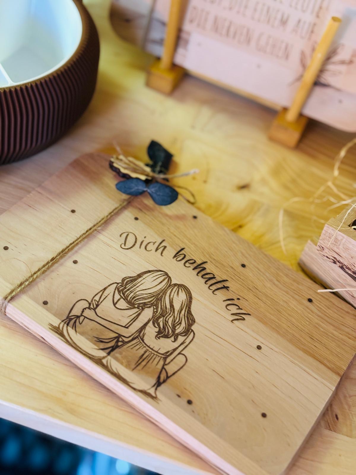 Frühstücksbrettchen „Dich behalt ich“