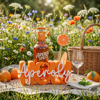 Aperol Getränkehalter Set – sommerlicher Hingucker in Orange