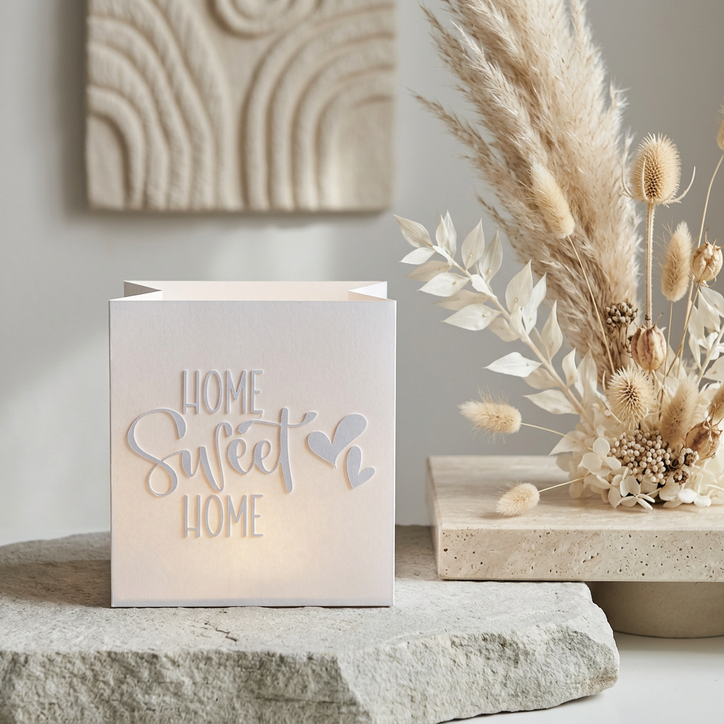Home Sweet Home – Windlicht für eine gemütliche Atmosphäre