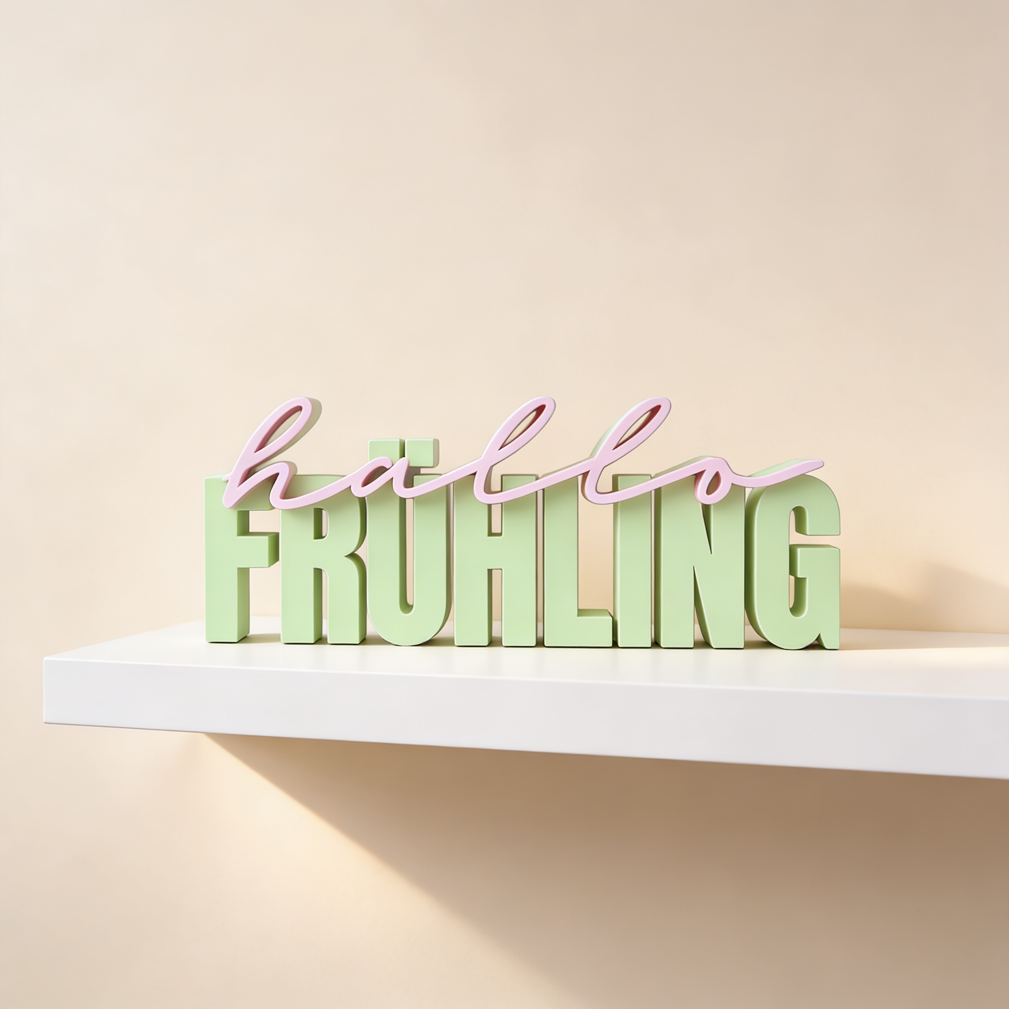 Hallo Frühling – liebevolle 3D-Deko für dein Zuhause