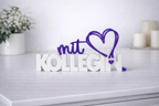 Kollegin mit Herz Schriftzug