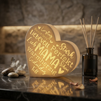 Mama Windlicht Herz – Liebevolles Geschenk mit stimmungsvollem Licht