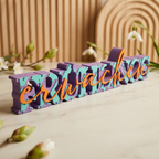 Frühlingserwachen – Dekorativer Schriftzug aus 3D-Druck