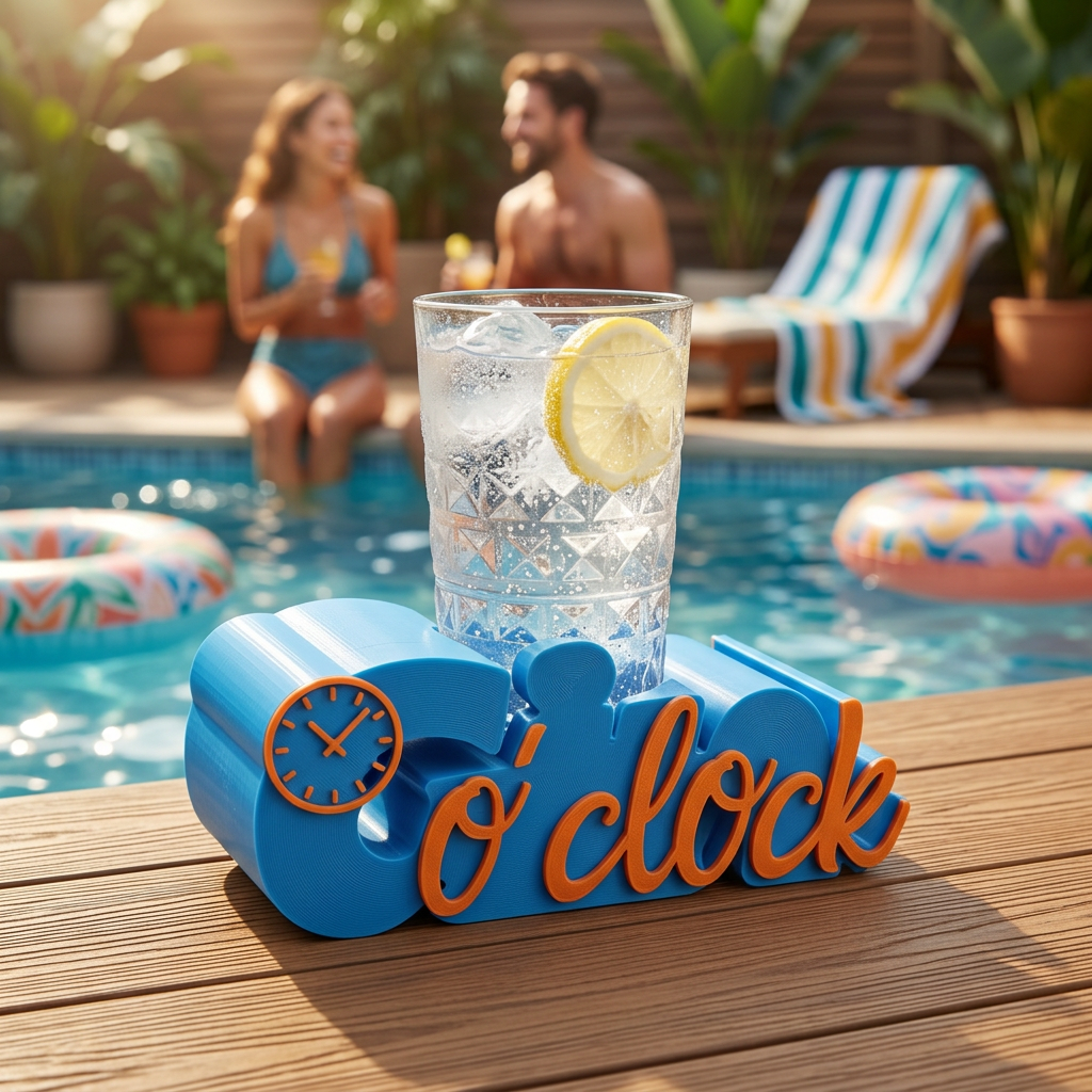 Gin o’clock Getränkehalter – stylische Geschenkidee für Genießer