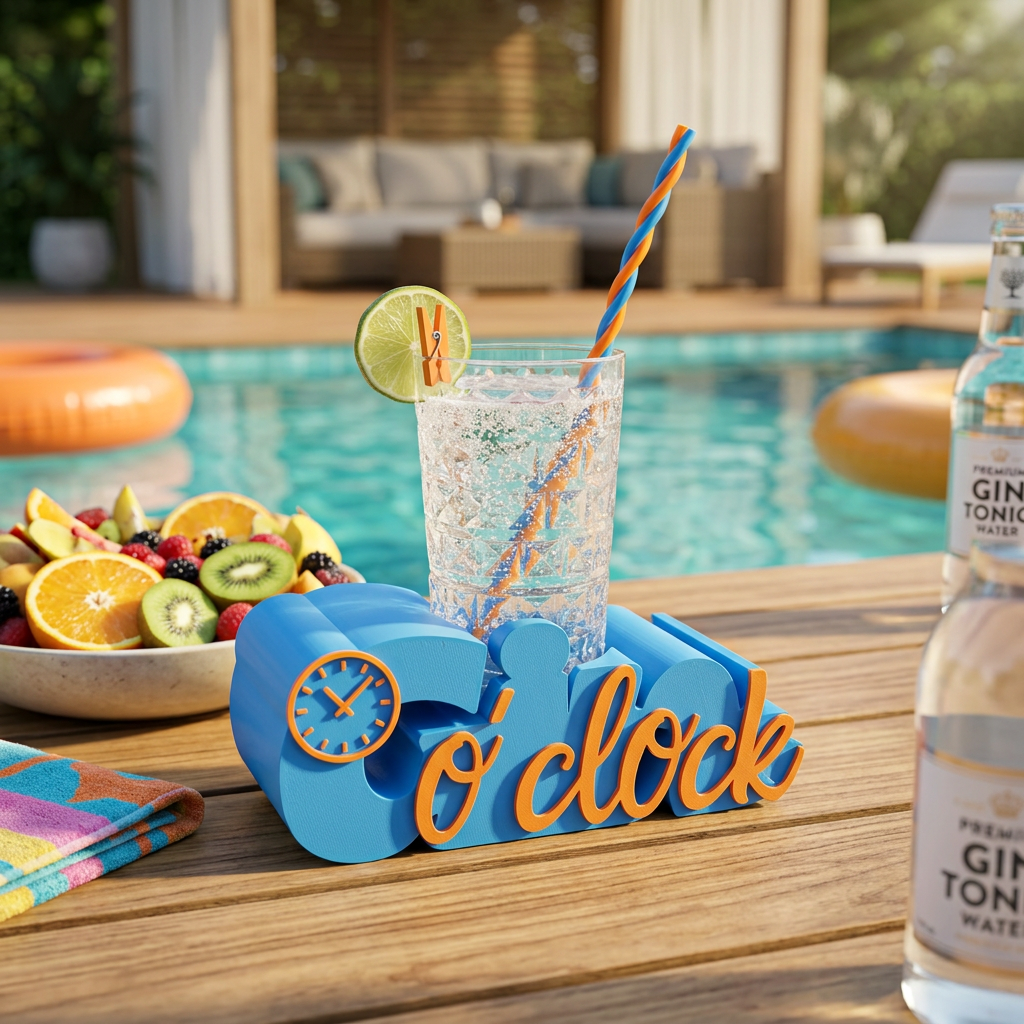 Gin o’clock Getränkehalter – stylische Geschenkidee für Genießer