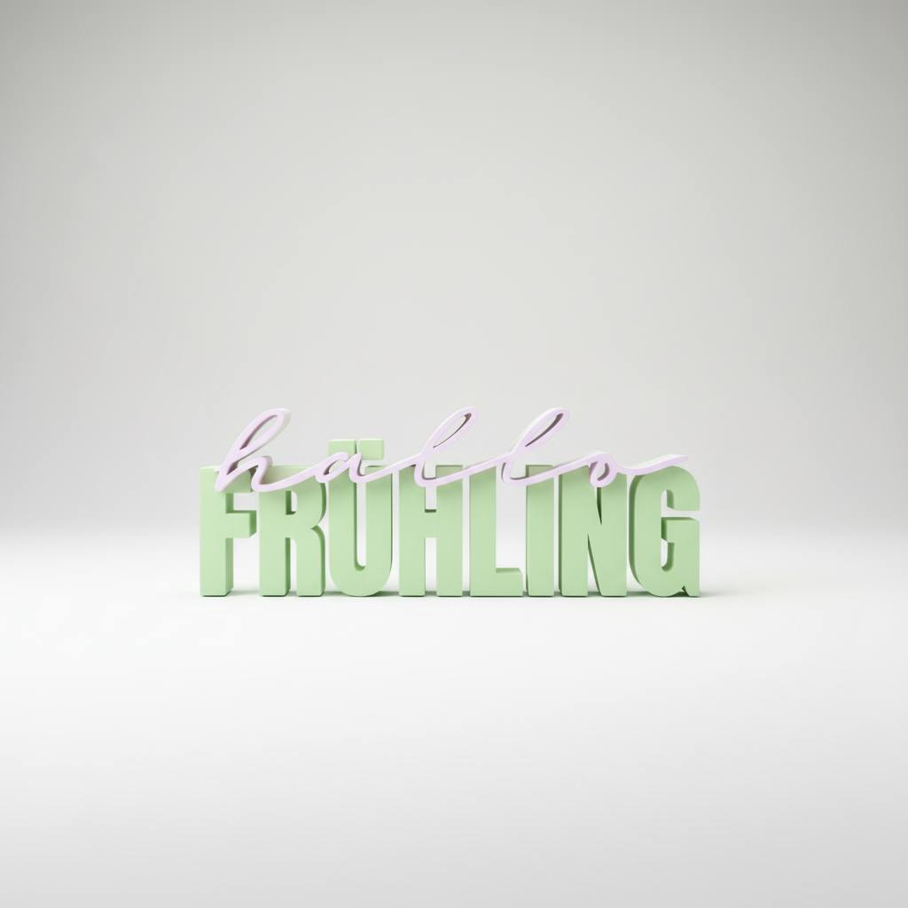 Hallo Frühling – liebevolle 3D-Deko für dein Zuhause