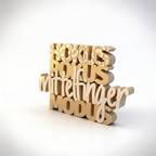 Hokus Pokus – Mittelfinger Modus | Moderner 3D-Deko-Schriftzug