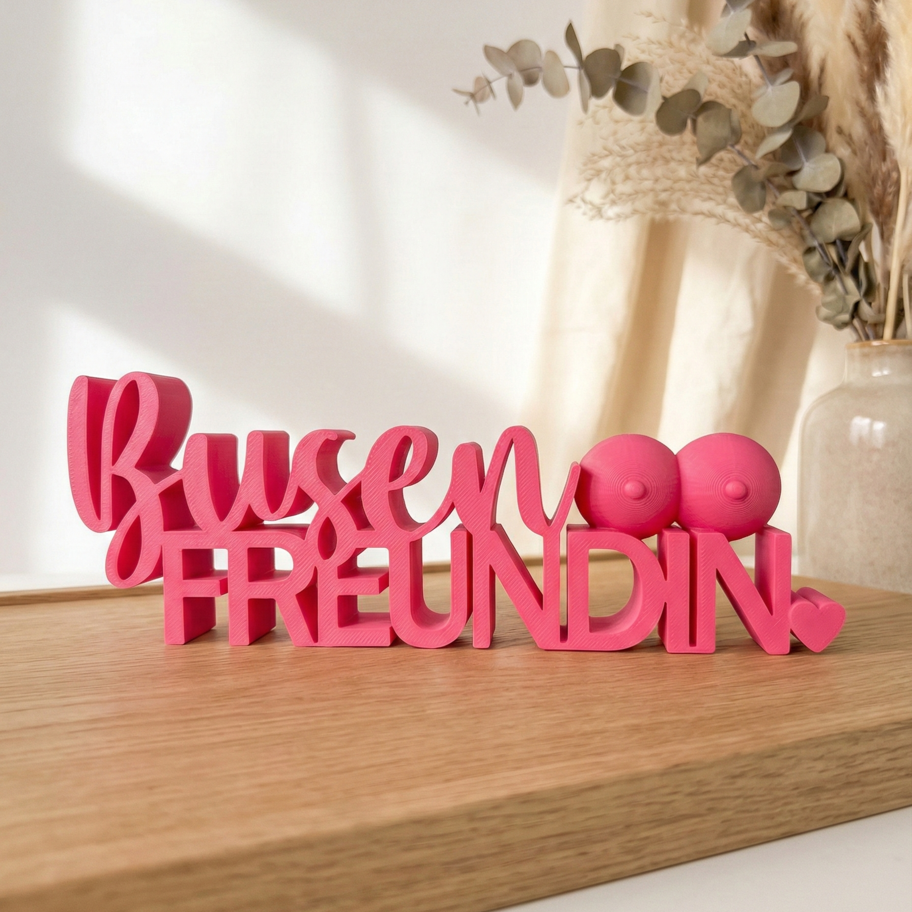 Busenfreundin Deko Schriftzug