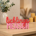 Lieblingsmensch Deko Schriftzug