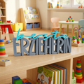 Beste Erzieherin Schriftzug