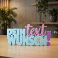Individueller Schriftzug mit Wunschtext | Persönliche Deko aus PLA
