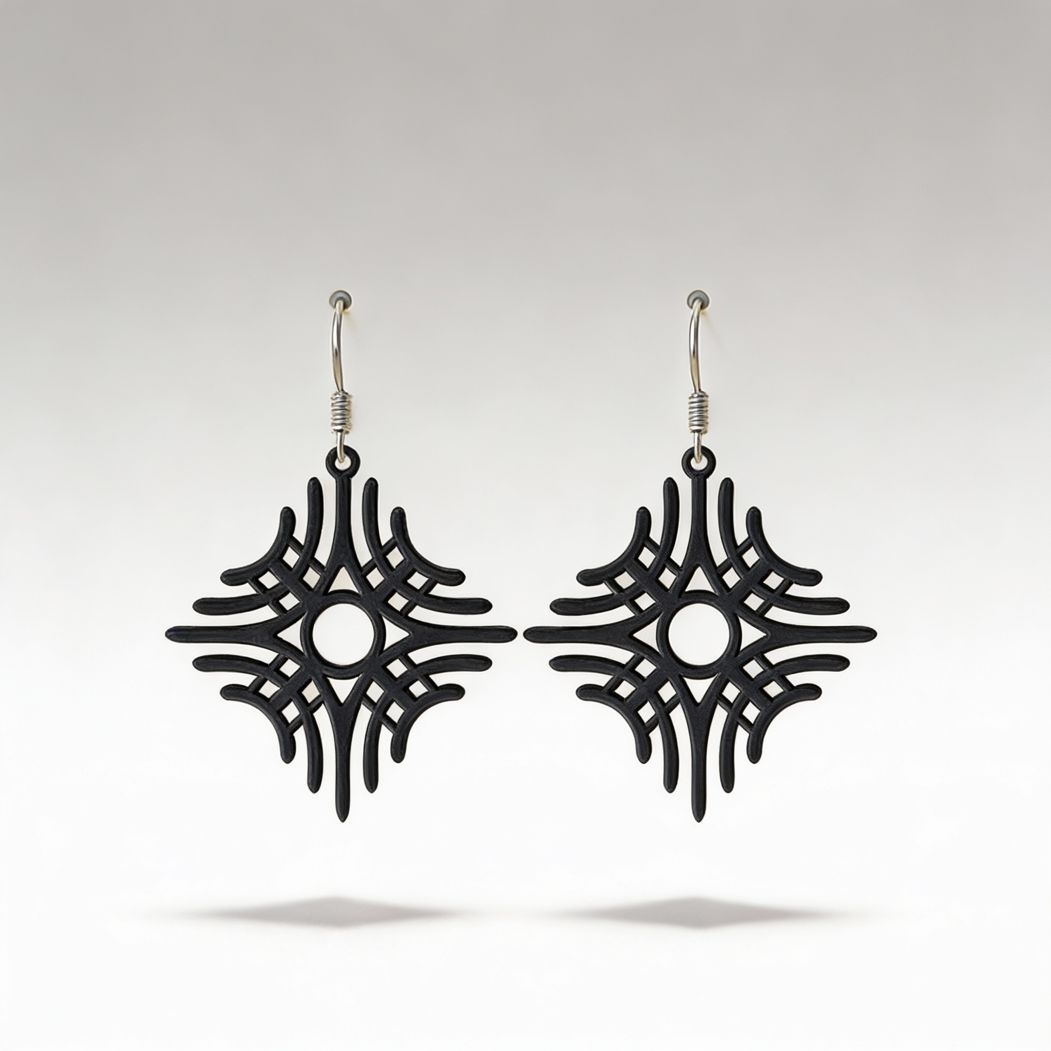 Grafische Stern-Ohrringe – Klare Linien im modernen Design