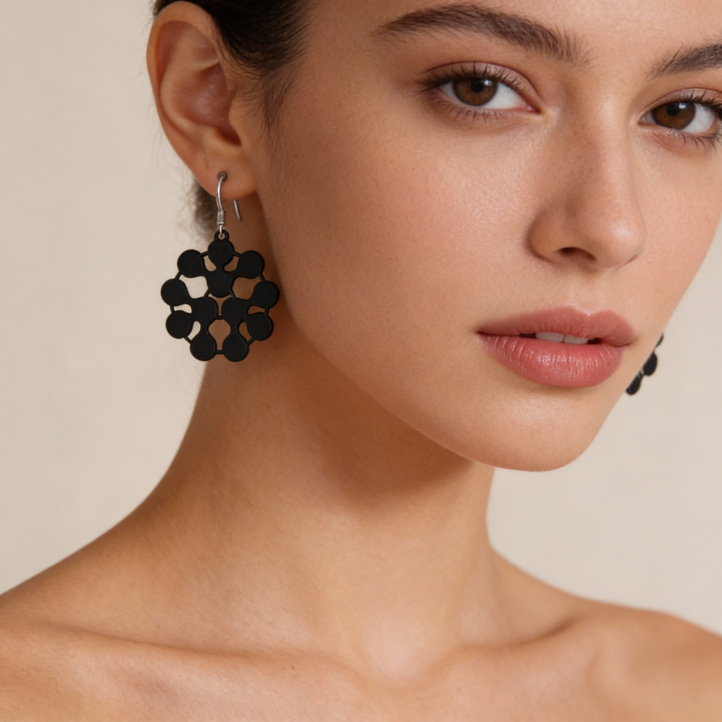 Mandala-Blüten Ohrringe – Verspieltes Design